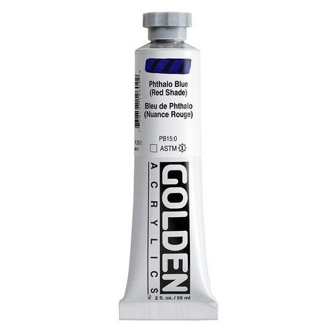 HEAVY BODY ACRYLIC 2OZ PHTHALO BLUE RED SHADE