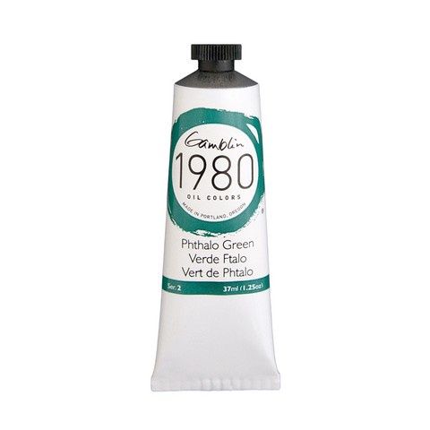 1980 OIL COLOR PHTHALO GREEN 37ML
