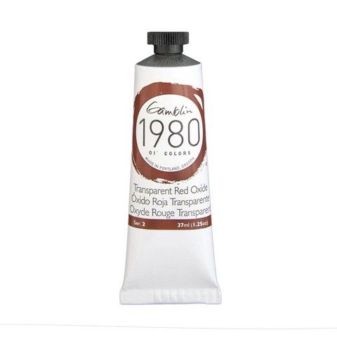 1980 OIL COLOR TRANSPARENT RED OXIDE 37ML