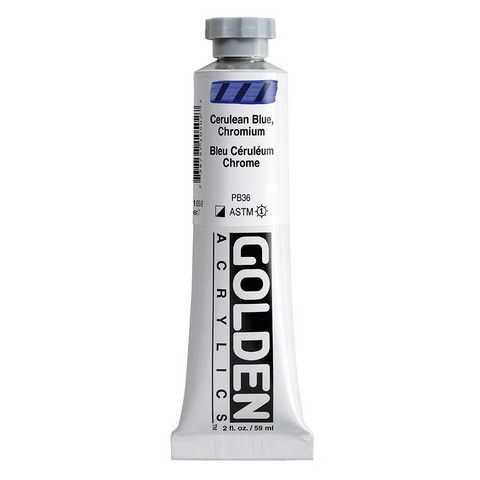 HEAVY BODY ACRYLIC 2OZ CERULEAN BLUE CHROMIUM