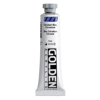 HEAVY BODY ACRYLIC 2OZ CERULEAN BLUE CHROMIUM