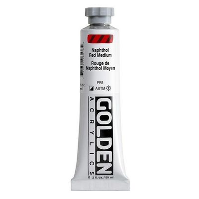 HEAVY BODY ACRYLIC 2OZ NAPHTHOL RED MEDIUM