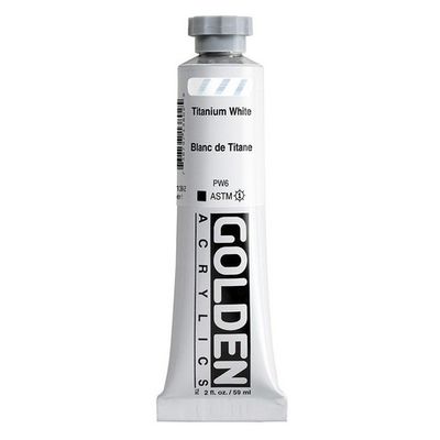 HEAVY BODY ACRYLIC 2OZ TITANIUM WHITE