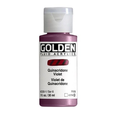 FLUID ACRYLIC 1OZ QUINACRIDONE VIOLET