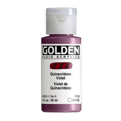 FLUID ACRYLIC 1OZ QUINACRIDONE VIOLET