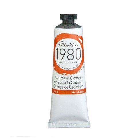1980 OIL COLOR CADMIUM ORANGE 37ML