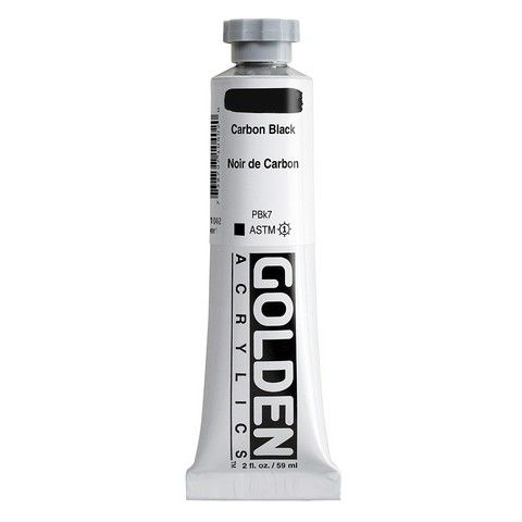 HEAVY BODY ACRYLIC 2OZ CARBON BLACK