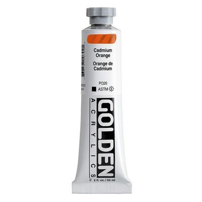 HEAVY BODY ACRYLIC 2OZ CP CADMIUM ORANGE