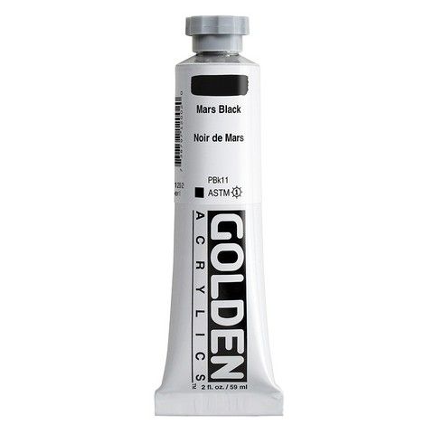 HEAVY BODY ACRYLIC 2OZ MARS BLACK