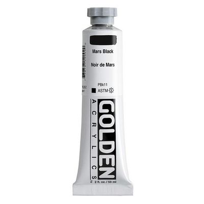 HEAVY BODY ACRYLIC 2OZ MARS BLACK