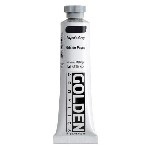 HEAVY BODY ACRYLIC 2OZ PAYNES GRAY