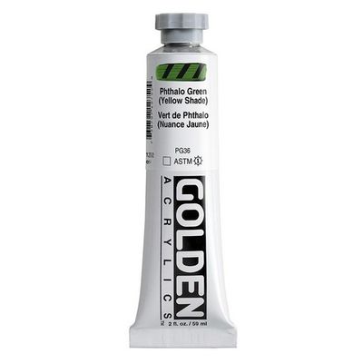 HEAVY BODY ACRYLIC 2OZ PHTHALO GREEN YELLOW SHADE