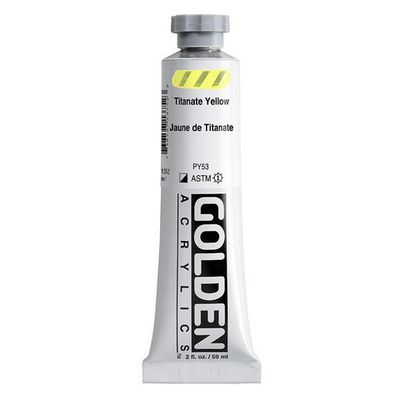 HEAVY BODY ACRYLIC 2OZ TITANATE YELLOW