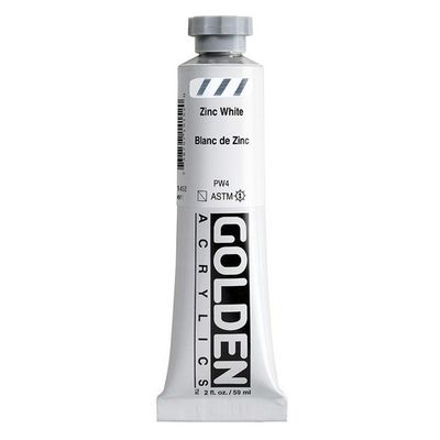 HEAVY BODY ACRYLIC 2OZ ZINC WHITE