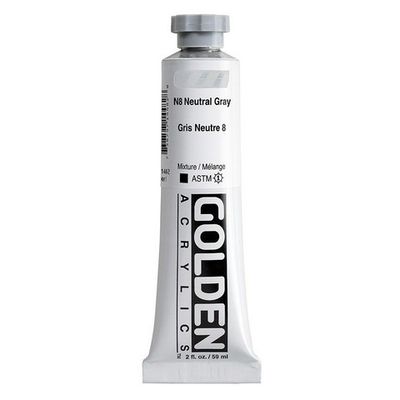 HEAVY BODY ACRYLIC 2OZ NEUTRAL GRAY N8