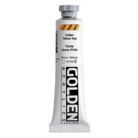 HEAVY BODY ACRYLIC 2OZ HISTORICAL INDIAN YELLOW HUE