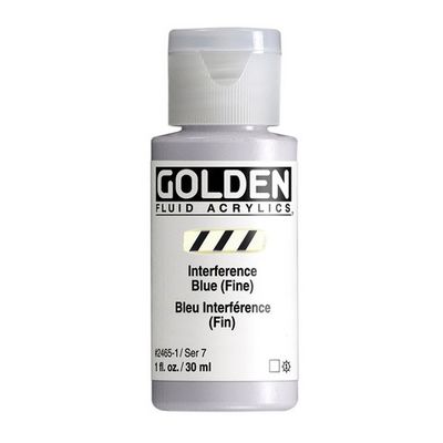 FLUID ACRYLIC 1OZ INTERFERENCE BLUE FINE