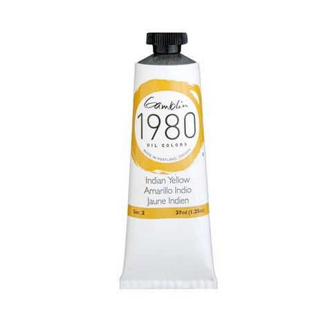 1980 OIL COLOR INDIA YELLOW 37ML