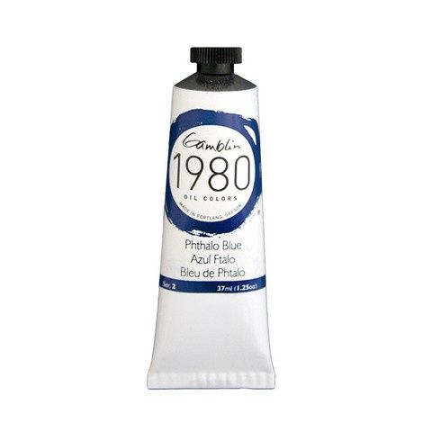 1980 OIL COLOR PHTHALO BLUE 37ML
