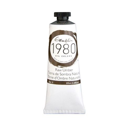 1980 OIL COLOR RAW UMBER 37ML