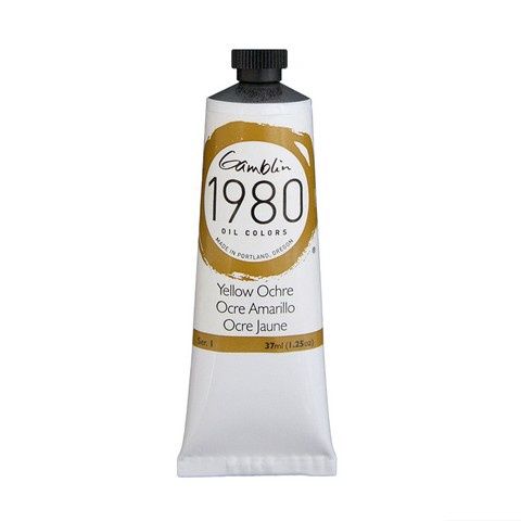 1980 OIL COLOR YELLOW OCHRE 37ML