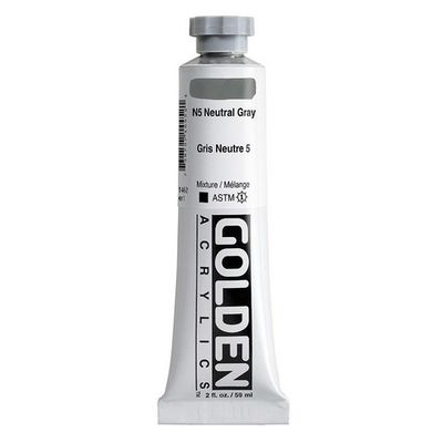 HEAVY BODY ACRYLIC 2OZ NEUTRAL GRAY N5