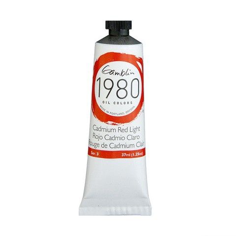 1980 OIL COLOR CADMIUM RED LIGHT 37ML