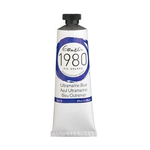 1980 OIL COLOR ULTRAMARINE BLUE 37ML