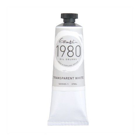 1980 OIL COLOR TRANSPARENT WHITE 37ML