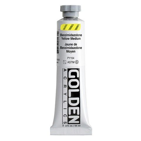 HEAVY BODY ACRYLIC 2OZ BENZIMIDAZOLONE YELLOW MEDIUM