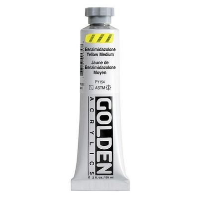 HEAVY BODY ACRYLIC 2OZ BENZIMIDAZOLONE YELLOW MEDIUM