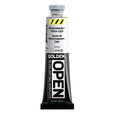 OPEN ACRYLIC 2OZ BENZIMIDAZOLONE YELLOW LIGHT