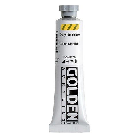 HEAVY BODY ACRYLIC 2OZ DIARYLIDE YELLOW