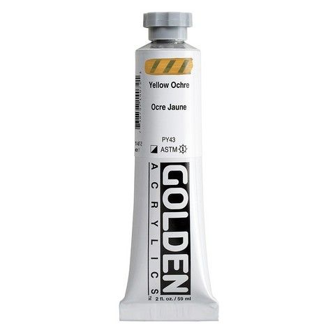 HEAVY BODY ACRYLIC 2OZ YELLOW OCHRE