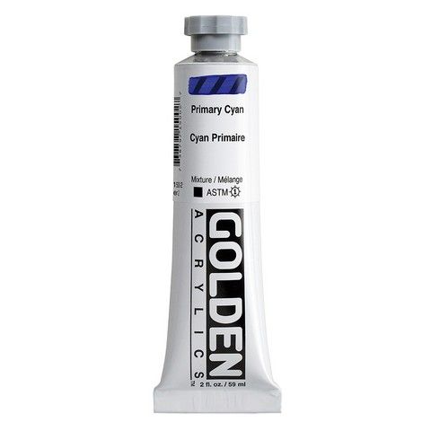 HEAVY BODY ACRYLIC 2OZ PRIMARY CYAN