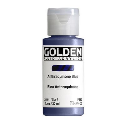 FLUID ACRYLIC 1OZ ANTHRAQUINONE BLUE