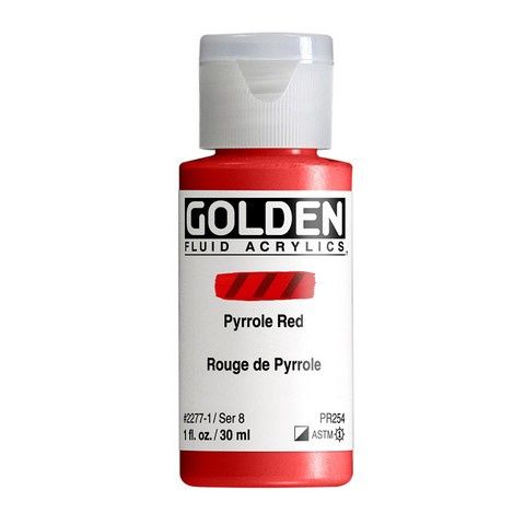 FLUID ACRYLIC 1OZ PYRROLE RED