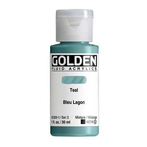 FLUID ACRYLIC 1OZ TEAL