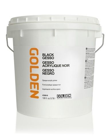 BLACK GESSO GALLON