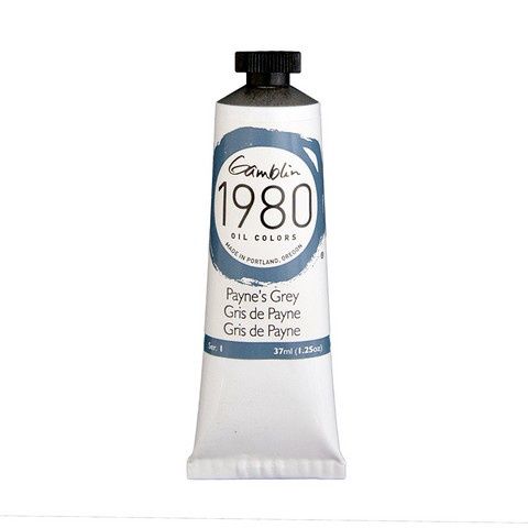 1980 OIL COLOR PAYNES GREY 37ML