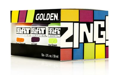SOFLAT MATTE ACRYLIC ZING 6 COLOR SET
