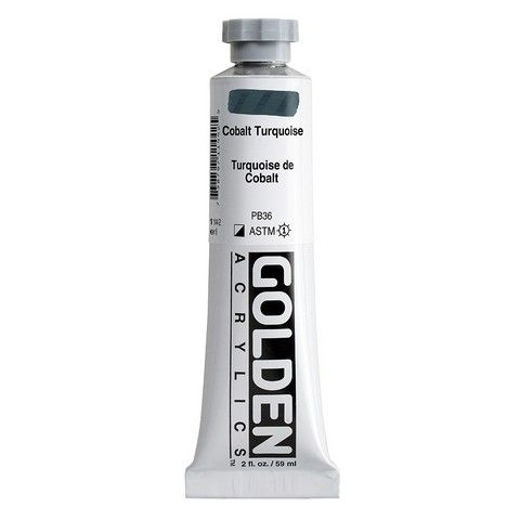 HEAVY BODY ACRYLIC 2OZ COBALT TURQUOISE