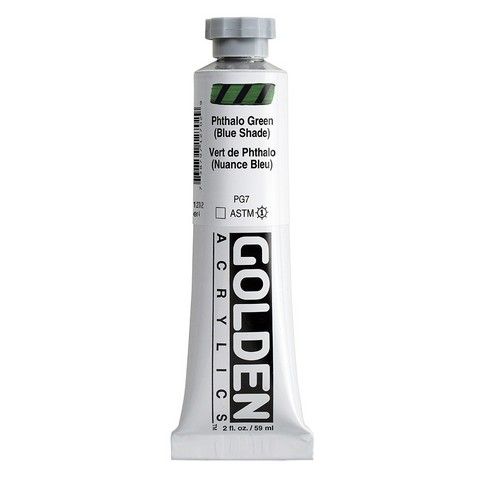 HEAVY BODY ACRYLIC 2OZ PHTHALO GREEN BLUE SHADE