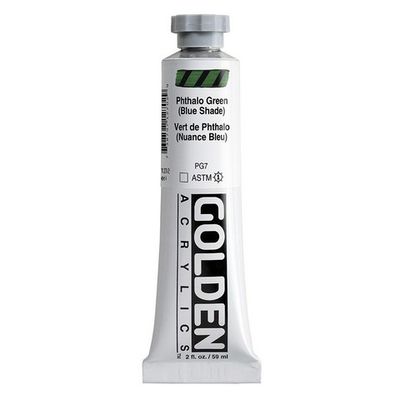 HEAVY BODY ACRYLIC 2OZ PHTHALO GREEN BLUE SHADE