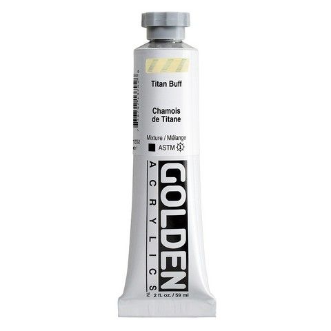 HEAVY BODY ACRYLIC 2OZ TITANANIUM BUFF