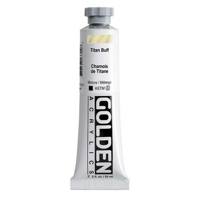 HEAVY BODY ACRYLIC 2OZ TITANANIUM BUFF