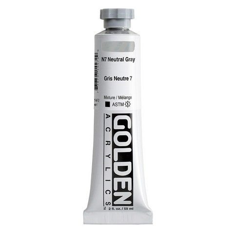 HEAVY BODY ACRYLIC 2OZ NEUTRAL GRAY N7