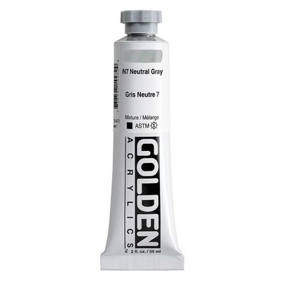 HEAVY BODY ACRYLIC 2OZ NEUTRAL GRAY N7