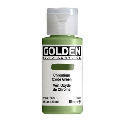 FLUID ACRYLIC 1OZ CHROMIUM OXIDE GREEN