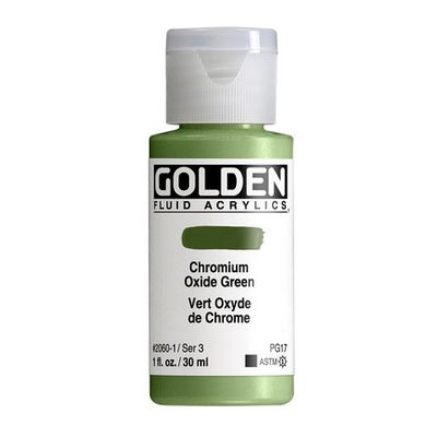 FLUID ACRYLIC 1OZ CHROMIUM OXIDE GREEN